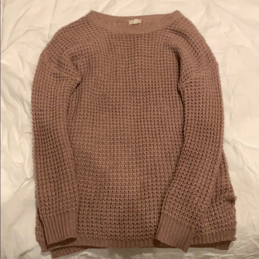 Pink sweater